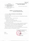 CV 1464 kèm theo BCTC hợp nhất Q3.2017